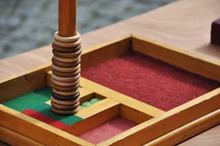 木のおもちゃの参考写真。紹介する施設の写真ではありません。